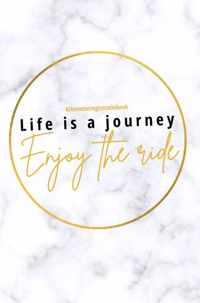 Kilometerregistratieboek Life is a journey, Enjoy the ride - Miljonair Mindset - Paperback (9789464355055)