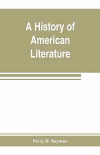 A history of American literature