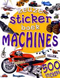 Kinderboeken Icob - Reuzestickerboek: Machines. 5+