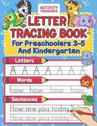 Letter Tracing Book For Preschoolers 3-5 And Kindergarten