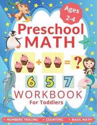 Preschool Math Workbook for Toddlers Ages 2-4