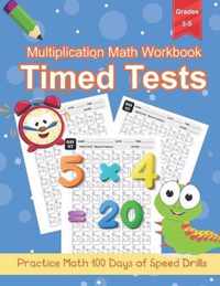 Multiplication Math Workbook Grade 3-5