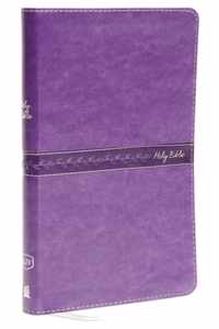 KJV, Thinline Bible, Leathersoft, Purple, Thumb Indexed, Red Letter, Comfort Print