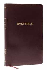 KJV, Thinline Reference Bible, Bonded Leather, Burgundy, Red Letter, Comfort Print