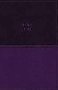 Kjv, Value Thinline Bible, Compact, Leathersoft, Purple, Red Letter Edition, Comfort Print