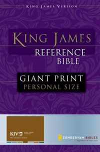 KJV, Reference Bible, Giant Print, Imitation Leather, Burgundy, Red Letter Edition