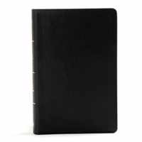 KJV Large Print Personal Size Reference Bible, Black Leathertouch