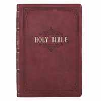 KJV Bible Giant Print Full Size Burgundy