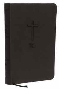 KJV, Value Thinline Bible, Large Print, Leathersoft, Black, Red Letter, Comfort Print