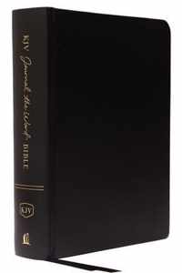 KJV, Journal the Word Bible, Hardcover, Black, Red Letter, Comfort Print