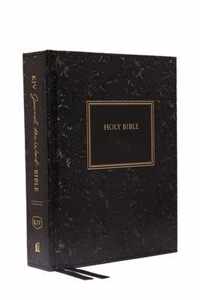 KJV, Journal the Word Bible, Leathersoft over Board, Black, Red Letter, Comfort Print