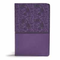 KJV Giant Print Reference Bible, Purple LeatherTouch