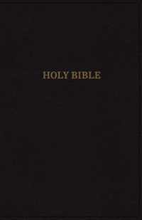 KJV, Deluxe Reference Bible, Giant Print, Imitation Leather, Black, Red Letter Edition