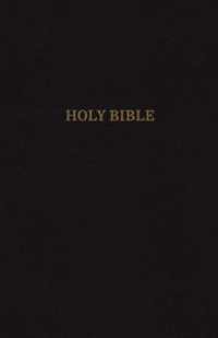 KJV, Reference Bible, Super Giant Print, LeatherLook, Black, Red Letter Edition