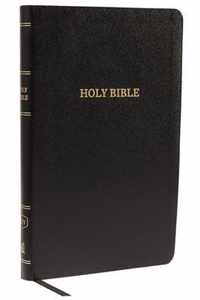 KJV, Thinline Reference Bible, Bonded Leather, Black, Red Letter Edition, Comfort Print