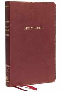 KJV, Thinline Bible, Leathersoft, Burgundy, Thumb Indexed, Red Letter, Comfort Print