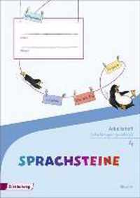 SPRACHSTEINE Sprachbuch 4. Arbeitsheft. SAS Schulausgangsschrift. Bayern