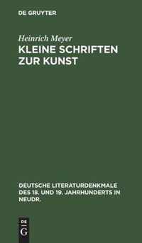 Kleine Schriften Zur Kunst