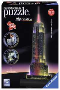 Empire State Building - Night Edition 3D (216 Stukjes)