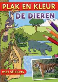 Plakken en Kleuren met Dieren - 2 stuks