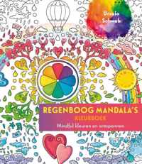 Regenboog mandala's kleurboek