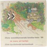 De mens wil lachen - 25ste wereldkartoenale knokke-heist '86 - 20de davidsfonds kartoenboek