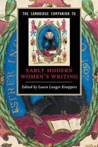 The Cambridge Companion to Early Modern Women's Writing