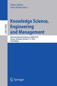 Knowledge Science, Engineering and Management