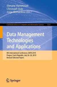 Data Management Technologies and Applications