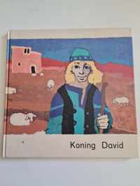 Koning david met grammofoonplaat