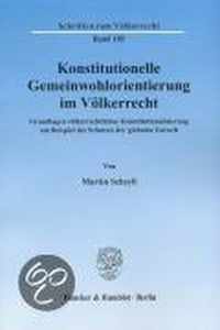 Konstitutionelle Gemeinwohlorientierung Im Volkerrecht