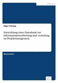 Entwicklung einer Datenbank zur Informationsverarbeitung und -verteilung im Projektmanagement