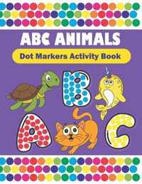 Dot Markers Activity Book ABC animals