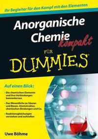 Anorganische Chemie kompakt fur Dummies