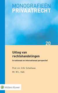 Monografieën  -   Uitleg van rechtshandelingen