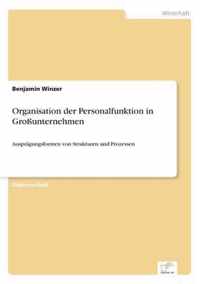 Organisation der Personalfunktion in Grossunternehmen