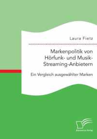 Markenpolitik von Hoerfunk- und Musik-Streaming-Anbietern