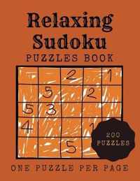 Relaxing Sudoku Puzzles Book