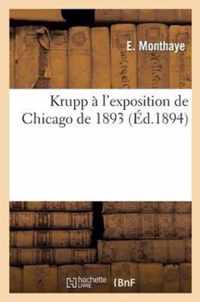 Krupp A l'Exposition de Chicago de 1893