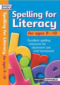 Spelling For Literacy