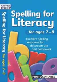 Spelling For Literacy For 7 8 SPIRAL