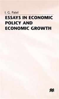 Essays in Economic Policy and Economic Growth