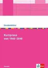 Kurzprosa. Kopiervorlagen mit Unterrichtshilfen für die Oberstufe