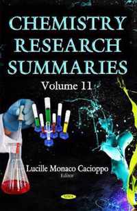 Chemistry Research Summaries