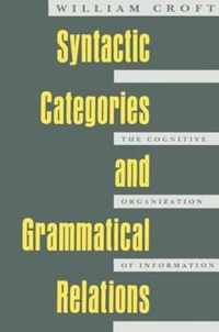 Syntactic Categories and Grammatical Relations