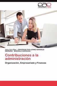 Contribuciones a la Administracion