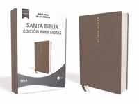 Nbla Santa Biblia Edicion Para Notas, Tapa Dura/Tela, Gris, Letra Roja