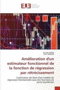 Amelioration d'un estimateur fonctionnel de la fonction de regression par retrecissement