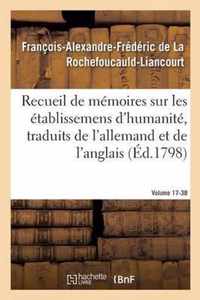 Recueil de Memoires Sur Les Etablissemens d'Humanite, Vol. 17, Memoire N Degrees 38