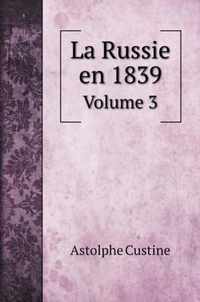 La Russie en 1839